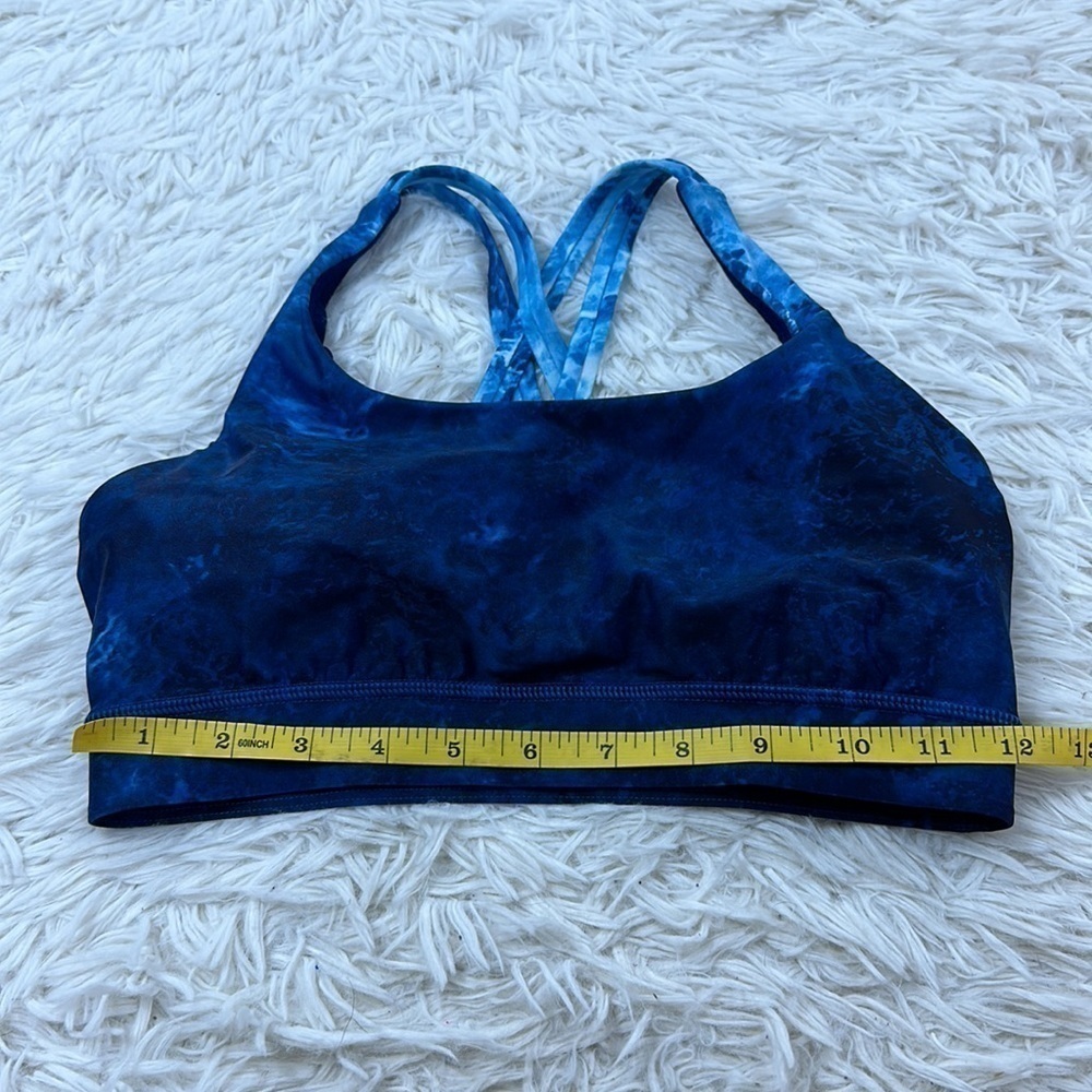 Lululemon Energy Bra H2O Deep Sea H20 Energy Bra Hero Blue - Picture 3 of 3